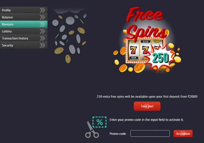 Pin Up Casino Promo Code.
