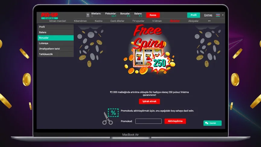 Pin Up Promo Code.